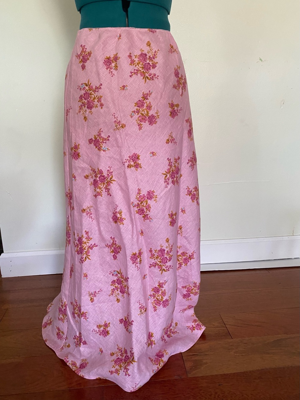 Jason Wu Pink Floral Maxi Skirt